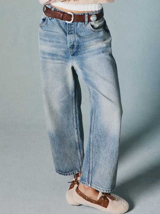 Free People Denim - NWT Free People We The Free Deep Trance Boyfriend Barrel Jeans, Glory Blue, 28